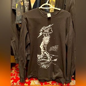 Long sleeve Doom shirt crust punk metal medium